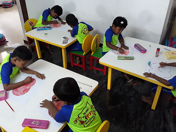 State level drawing and colouring contest-Brain Park, Chennai