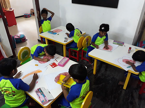 State level drawing and colouring contest-Brain Park, Chennai