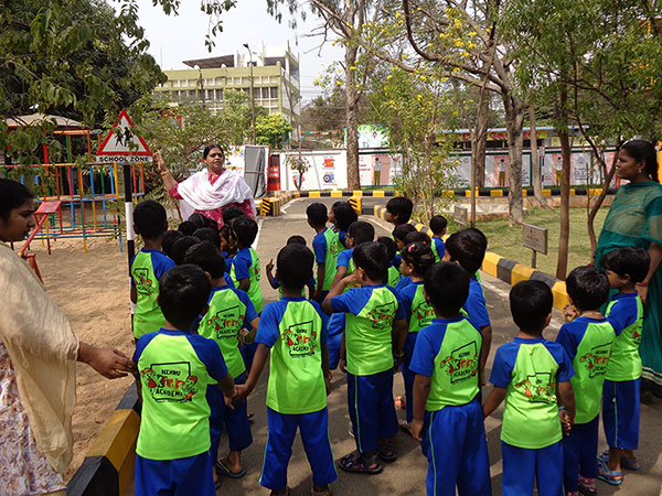 Traffic Park Field Trip - Nehru Kids Academy - Kovaipudur